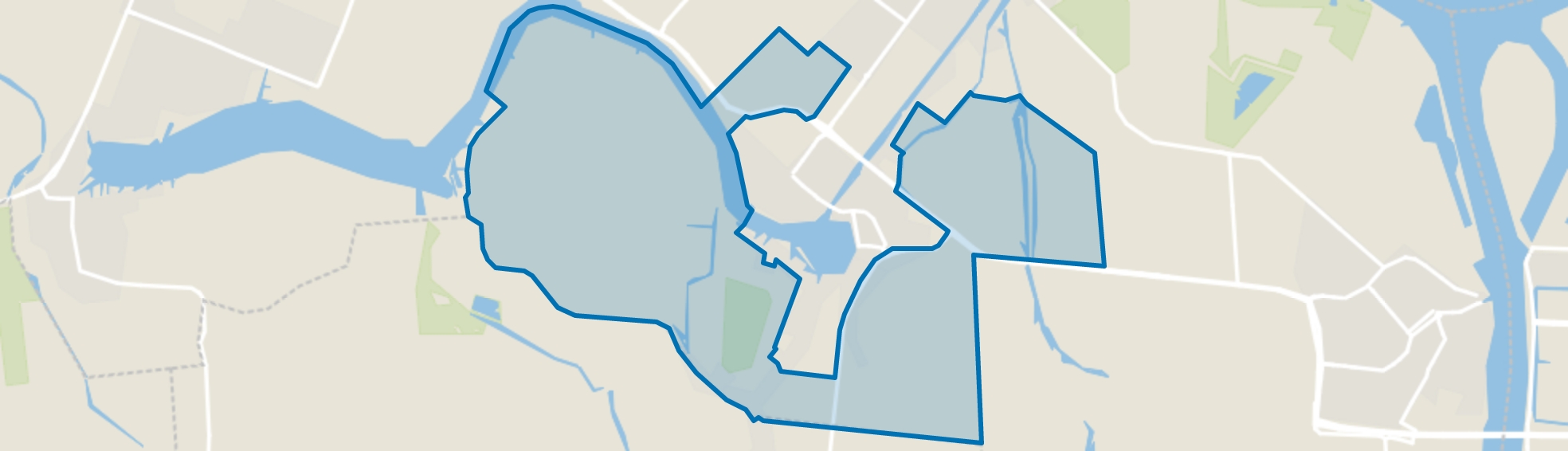 Maasdam Buitengebied, Maasdam map