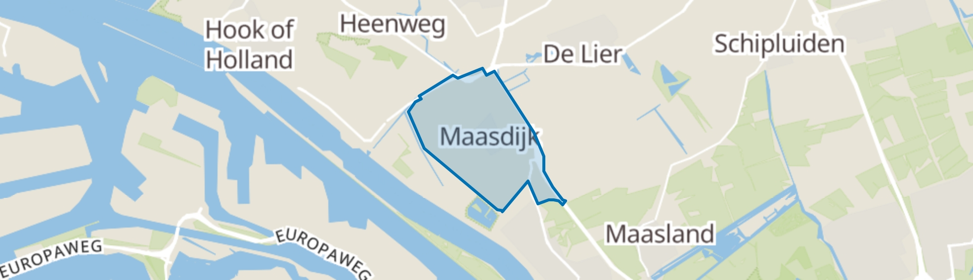 Maasdijk map