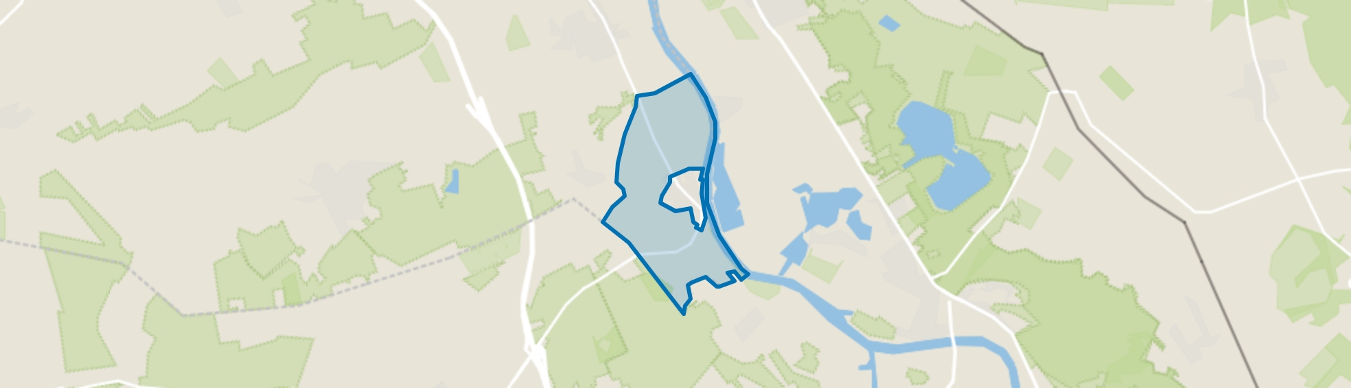 Maashees buitengebied, Maashees map