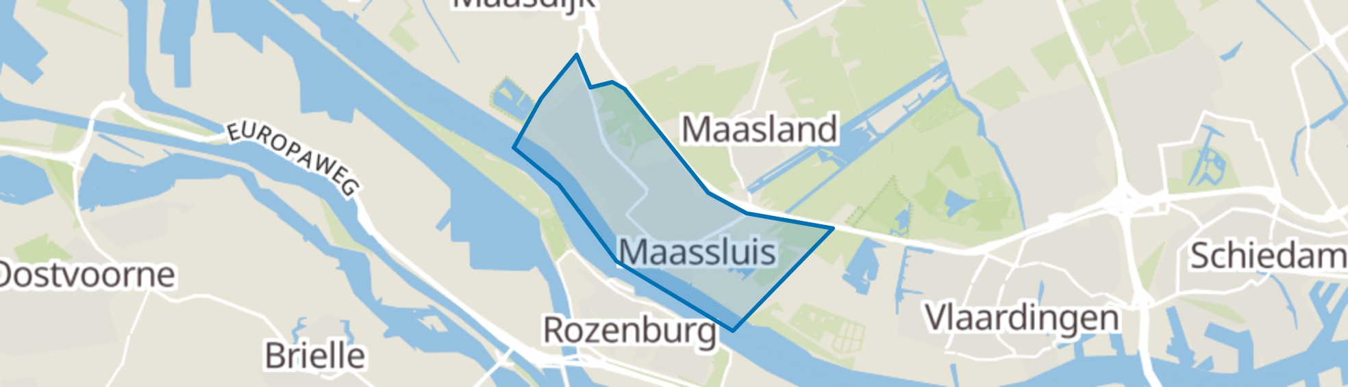 Maassluis map