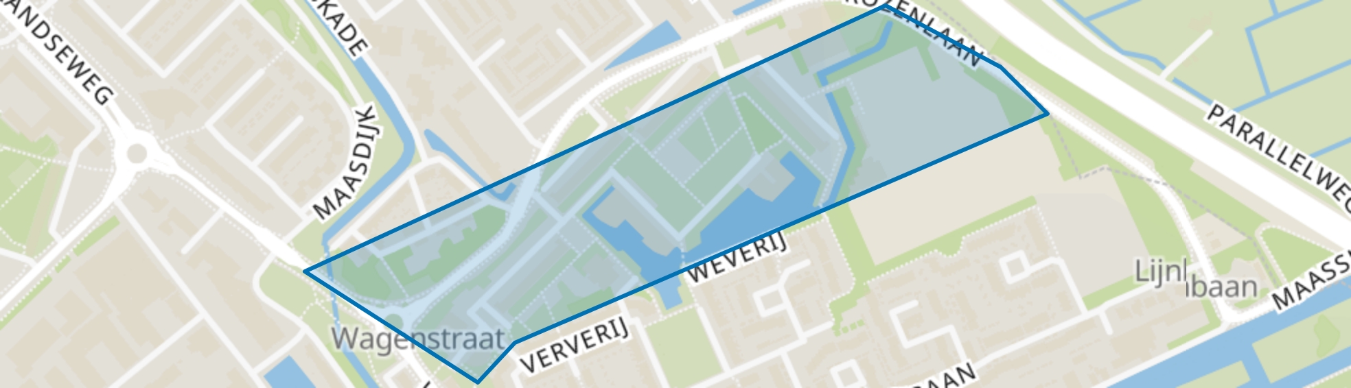 Bloemenbuurt, Maassluis map