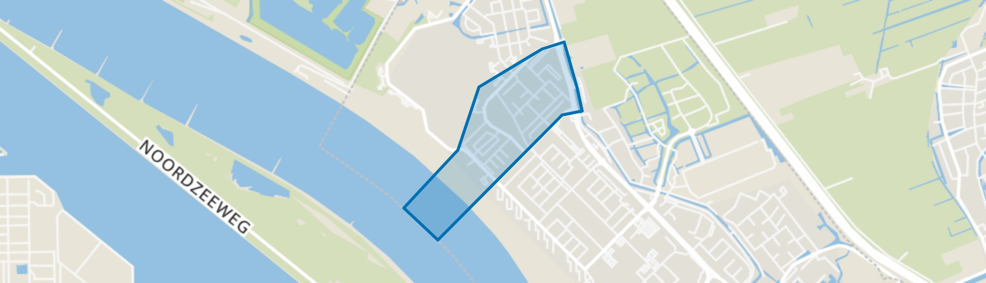 Burgemeesterswijk, Maassluis map