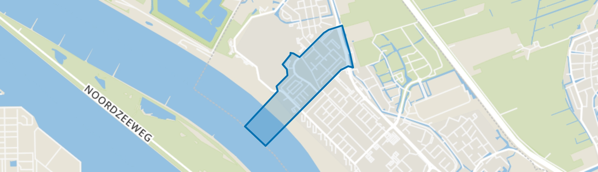 Burgemeesterswijk, Maassluis map