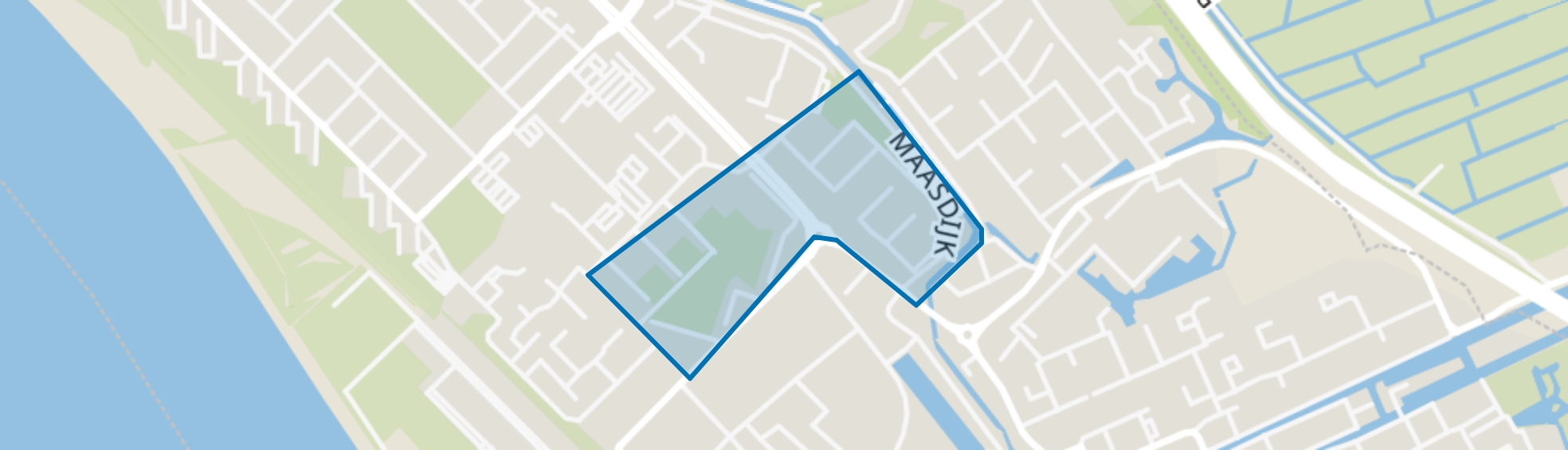 Componistenbuurt, Maassluis map