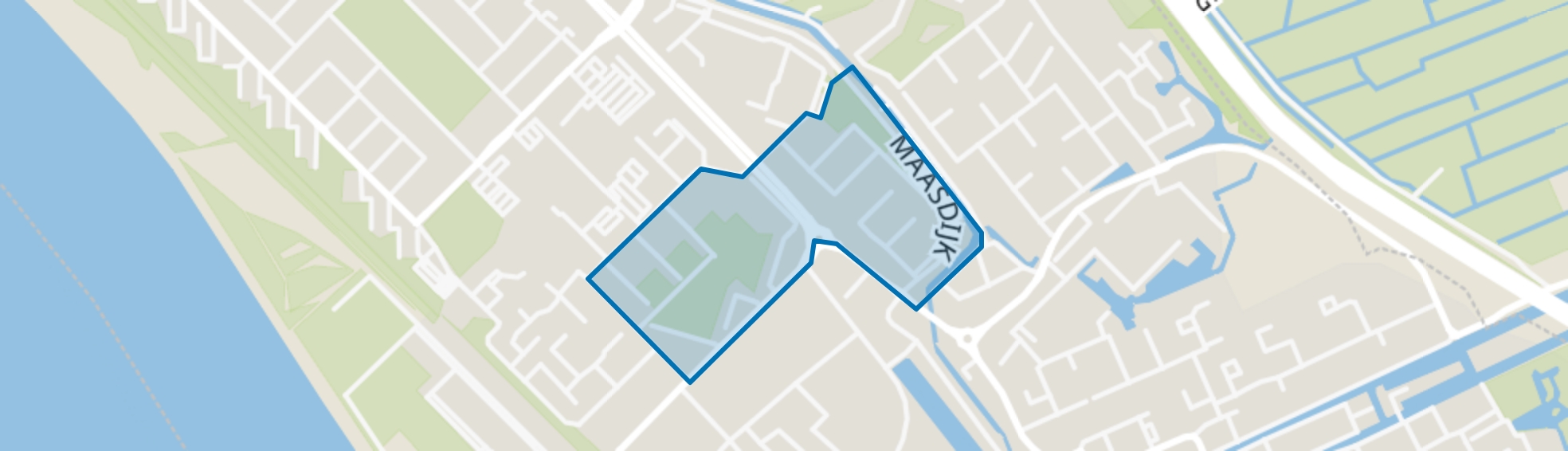 Componistenbuurt, Maassluis map