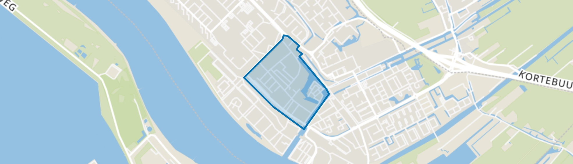 Kapelpolder, Maassluis map