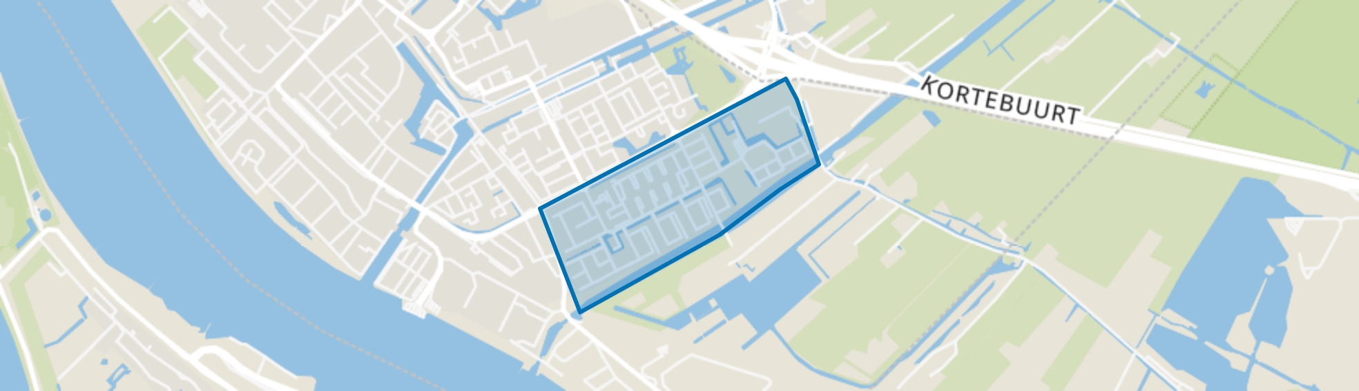 Sluispolder Oost, Maassluis map