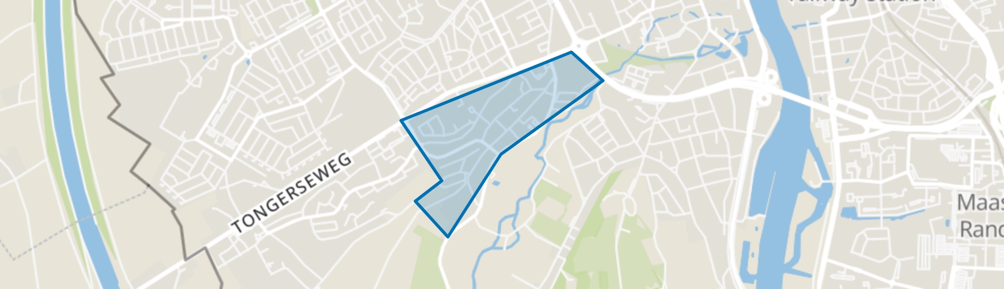 Biesland, Maastricht map