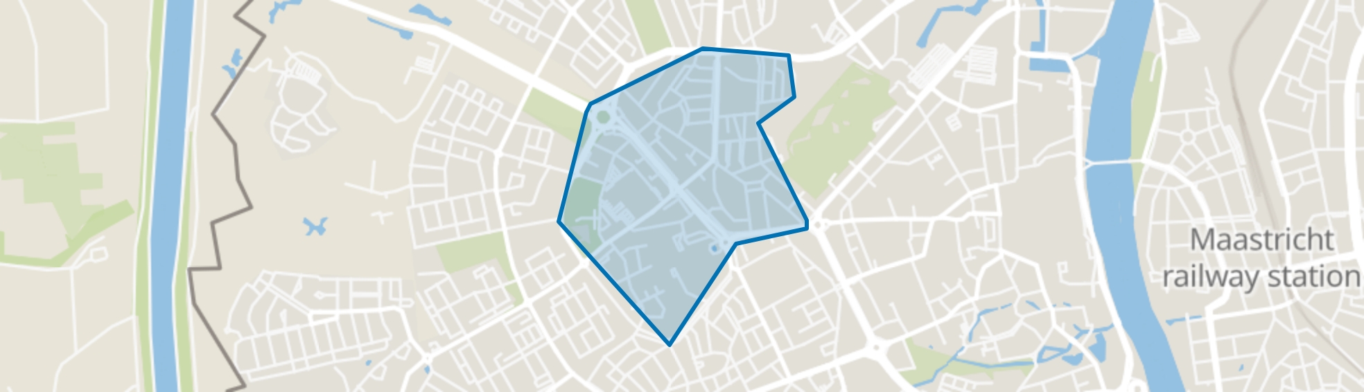 Brusselsepoort, Maastricht map