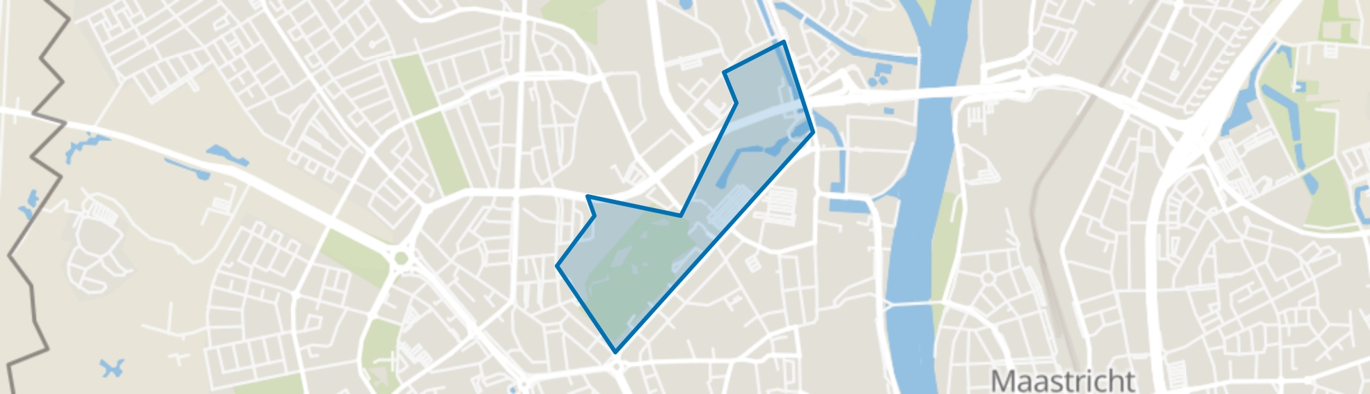 Frontenkwartier, Maastricht map