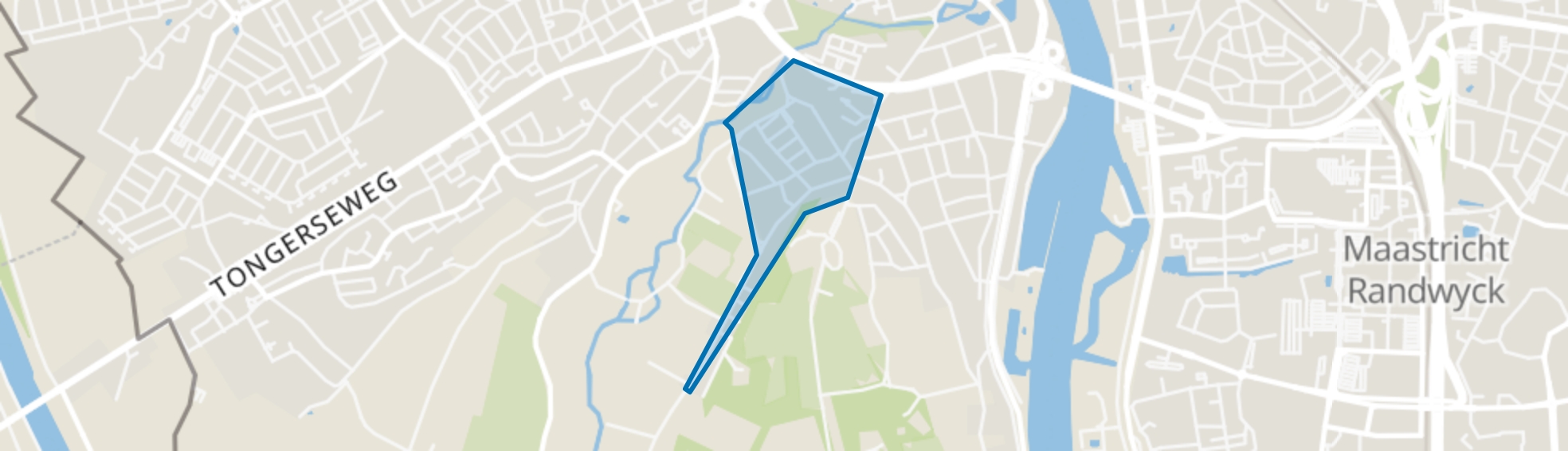 Jekerdal, Maastricht map