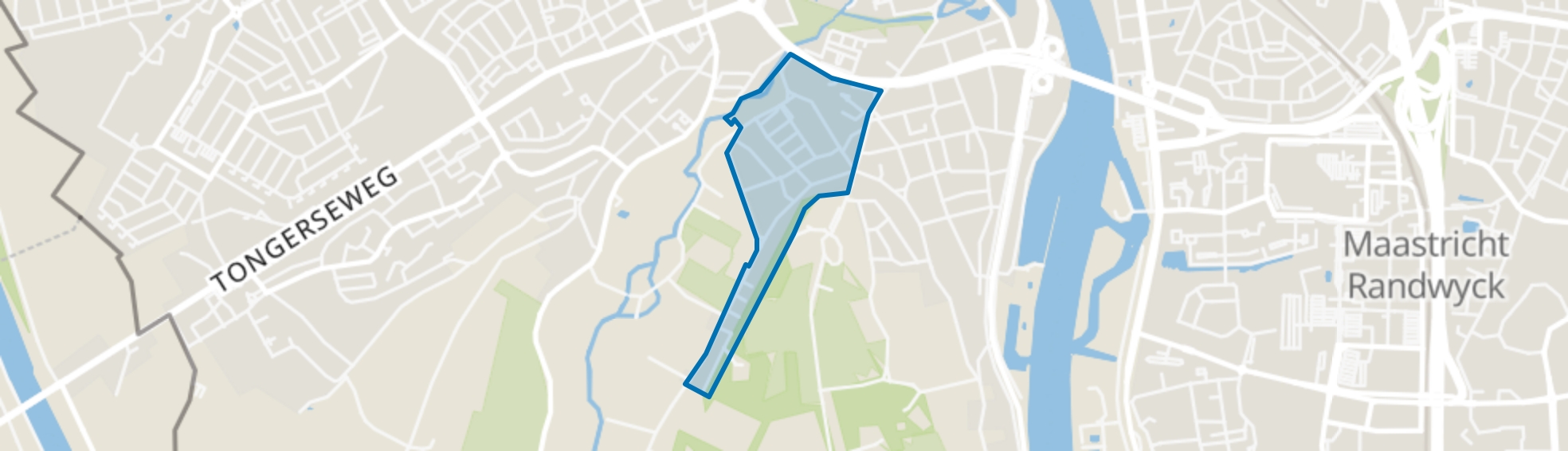 Jekerdal, Maastricht map