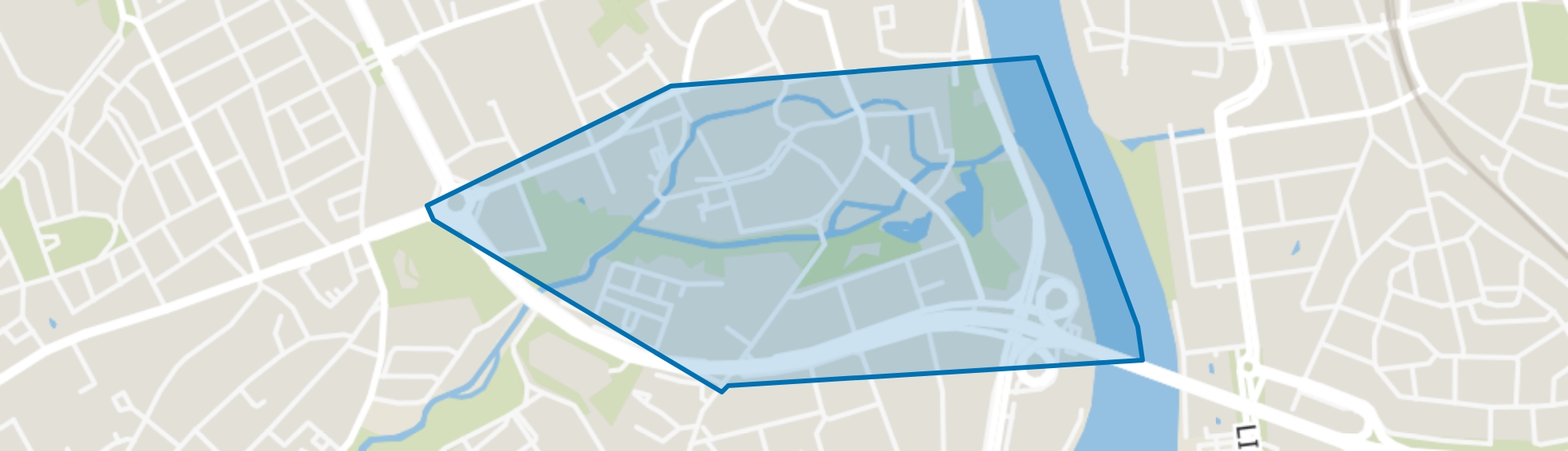 Jekerkwartier, Maastricht map