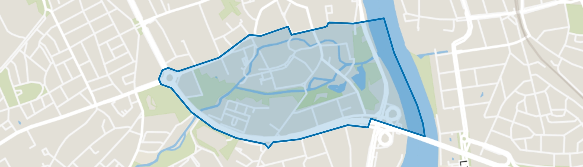 Jekerkwartier, Maastricht map