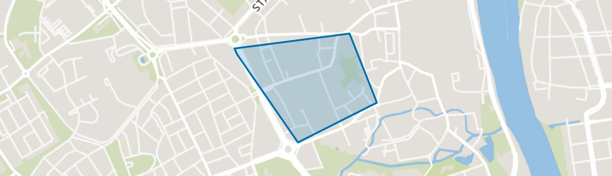 Kommelkwartier, Maastricht map