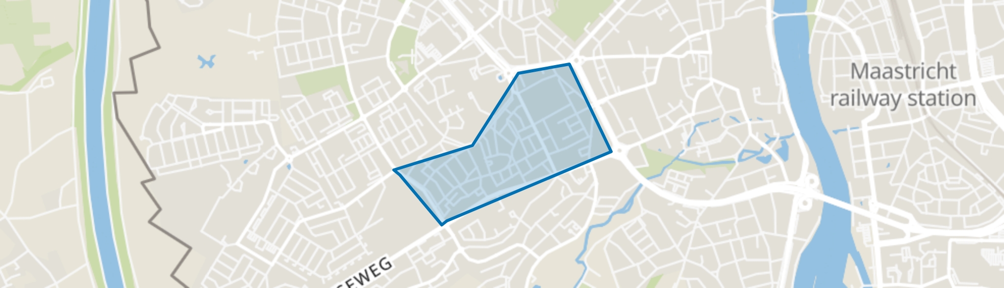 Mariaberg, Maastricht map