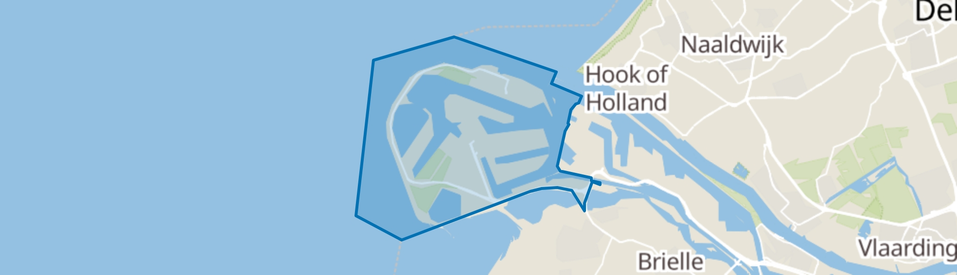 Maasvlakte Rotterdam map