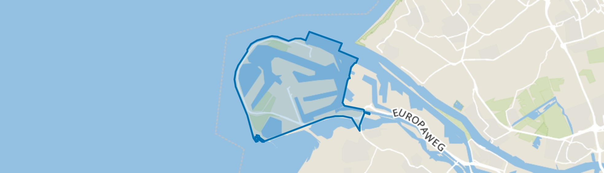 Maasvlakte, Maasvlakte Rotterdam map