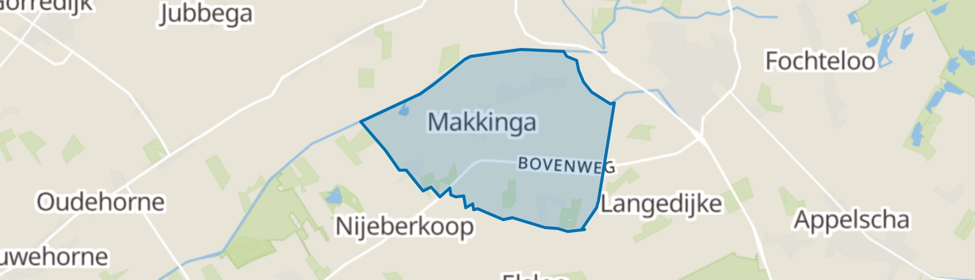 Makkinga map