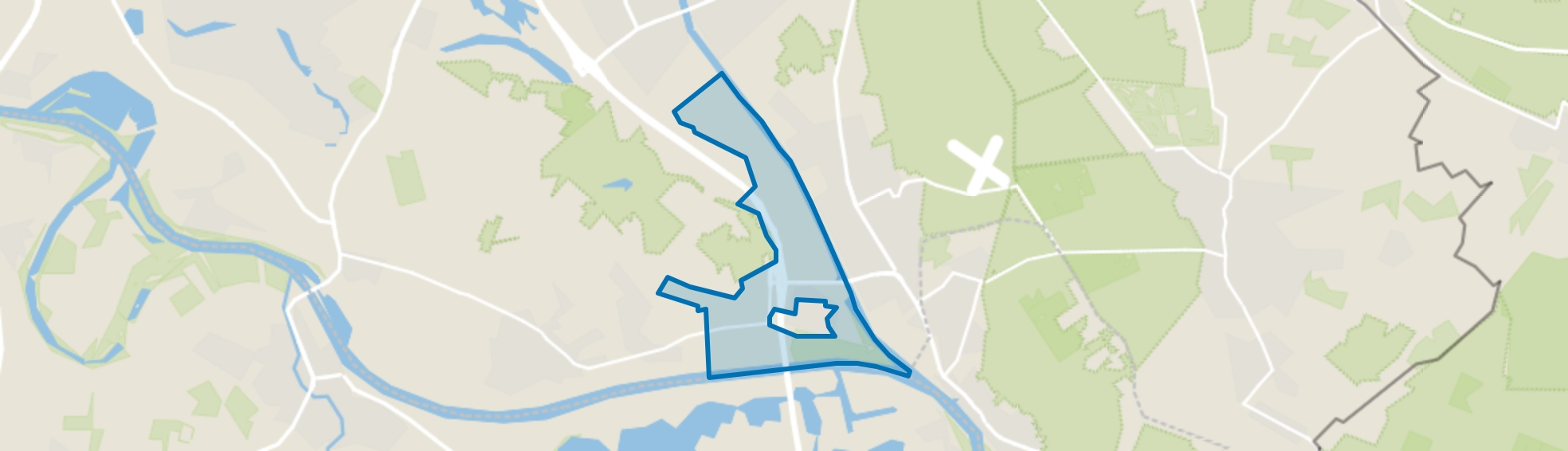 Verspreide huizen Heumen, Malden map