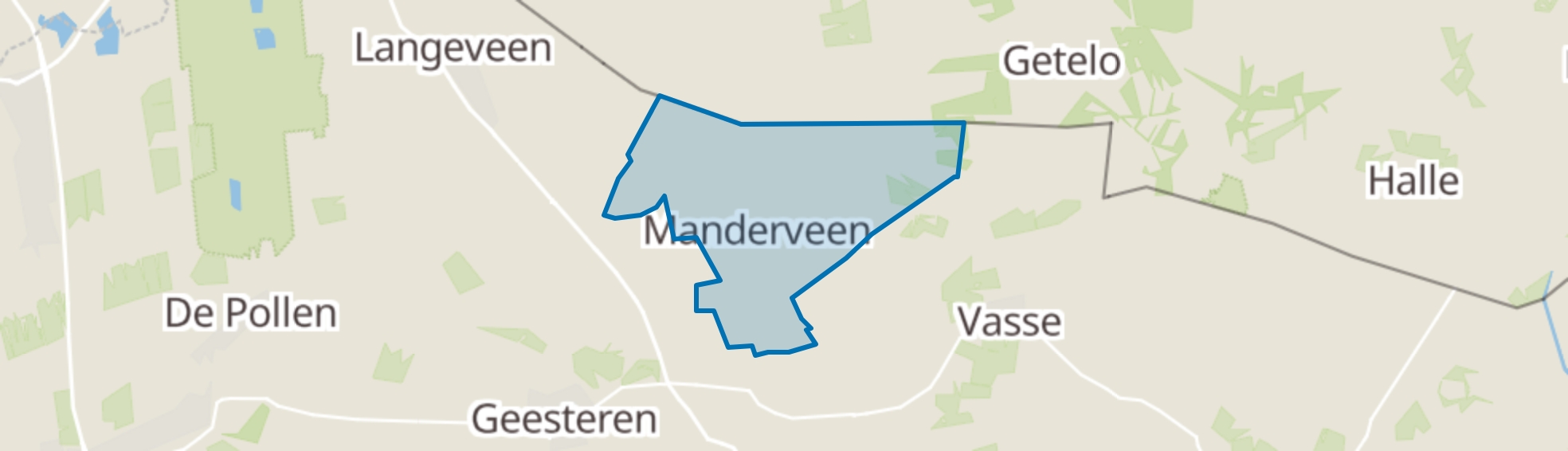 Manderveen map