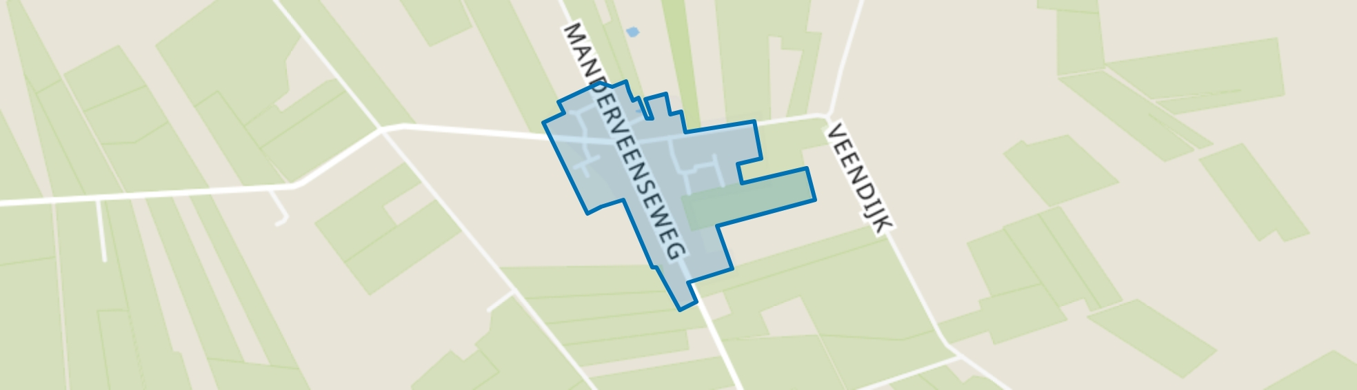Manderveen kern, Manderveen map