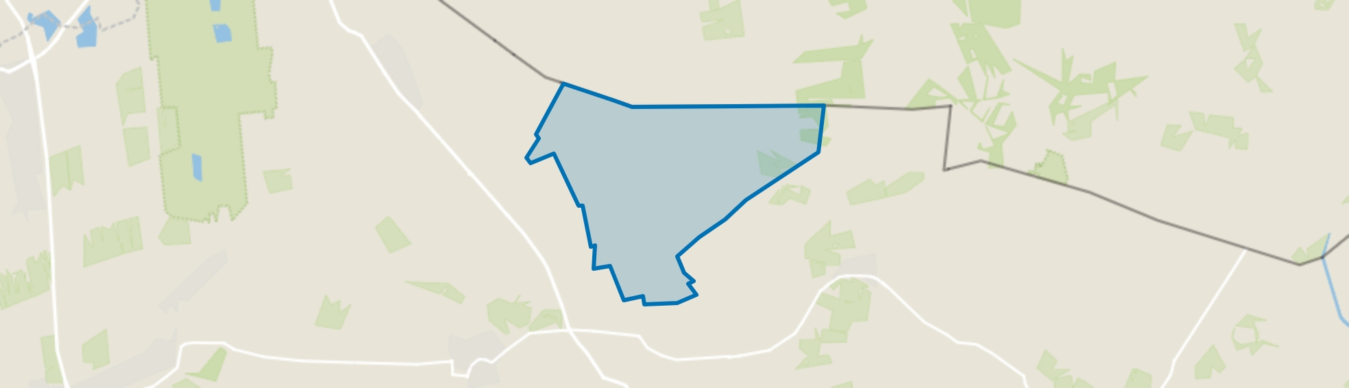 Verspreide huizen Manderveen, Manderveen map