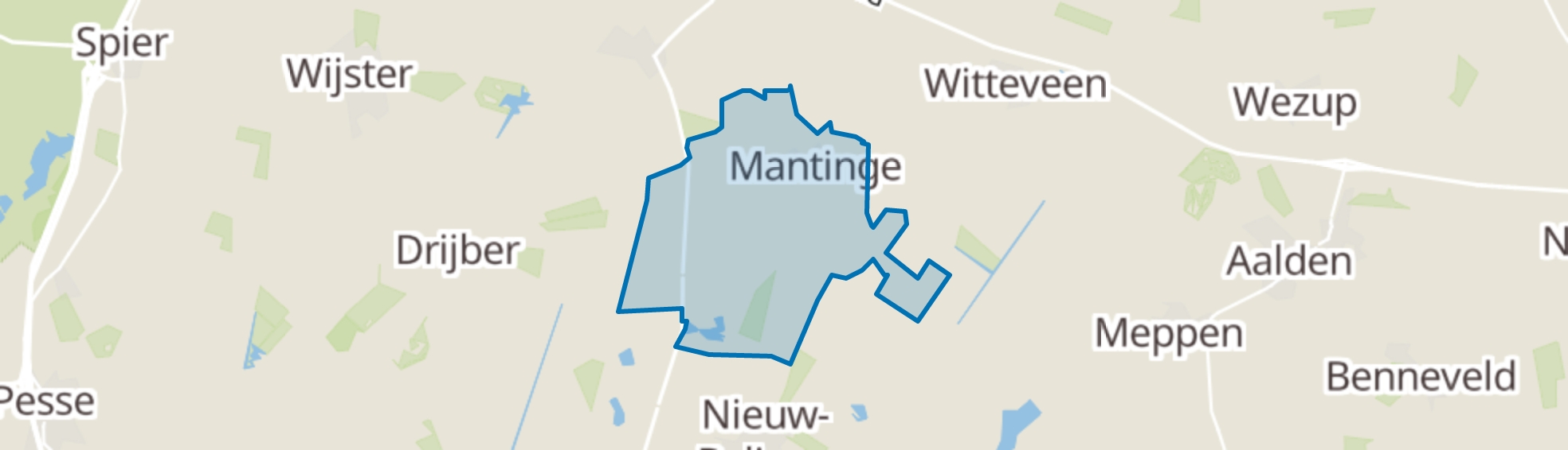 Mantinge map