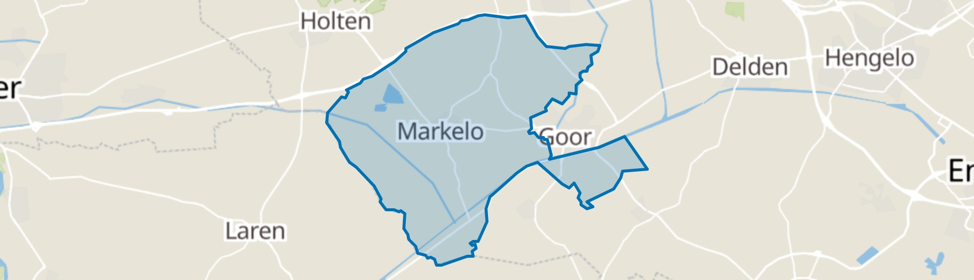 Markelo map