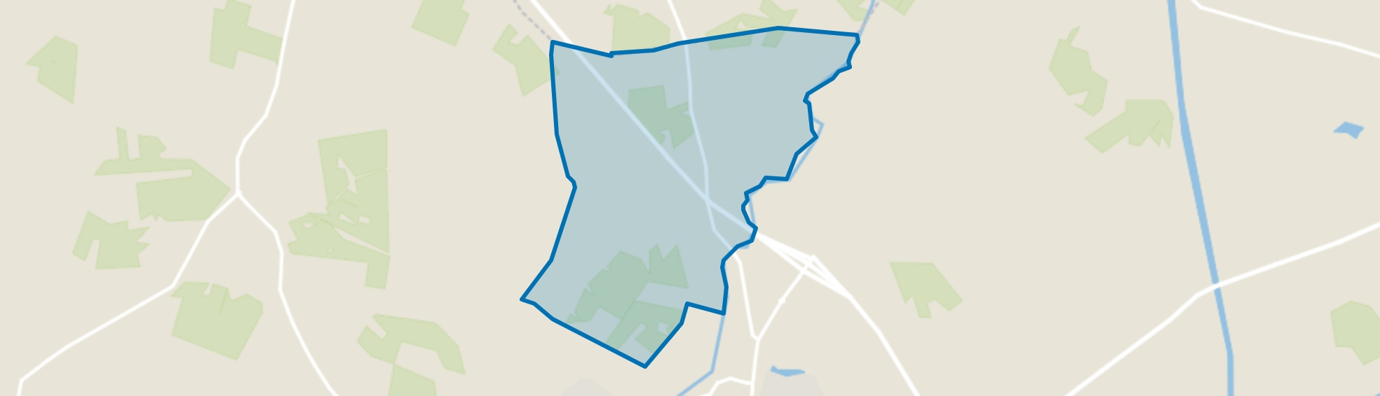 Verspreide huizen Elsenerbroek, Markelo map