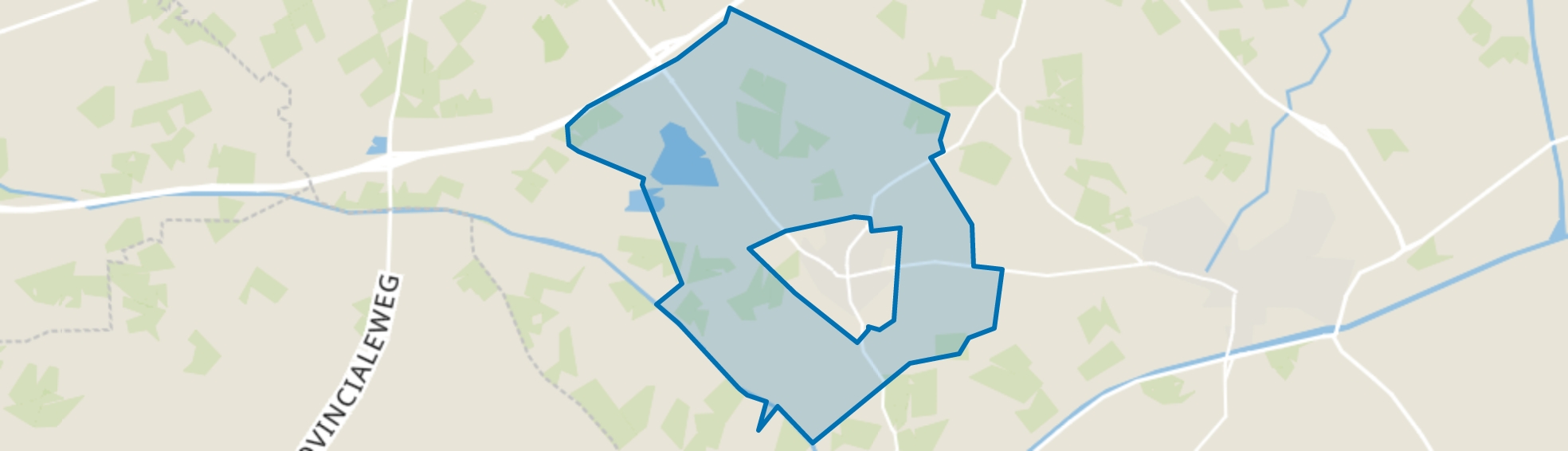 Verspreide huizen Markelo, Markelo map