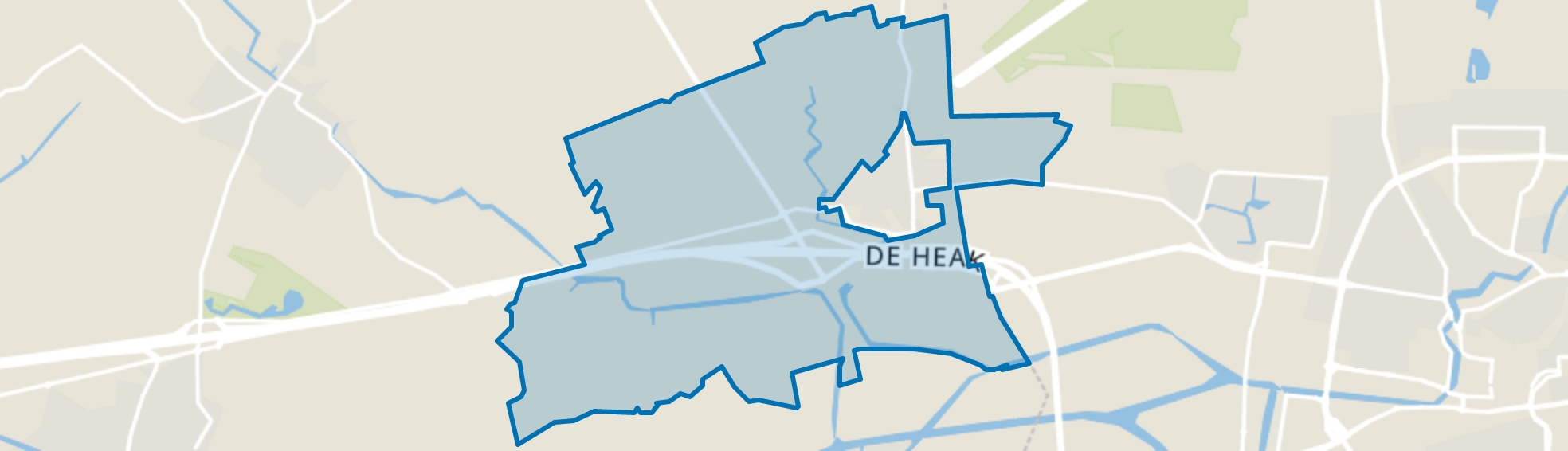 Buitengebied Marsum, Marsum map