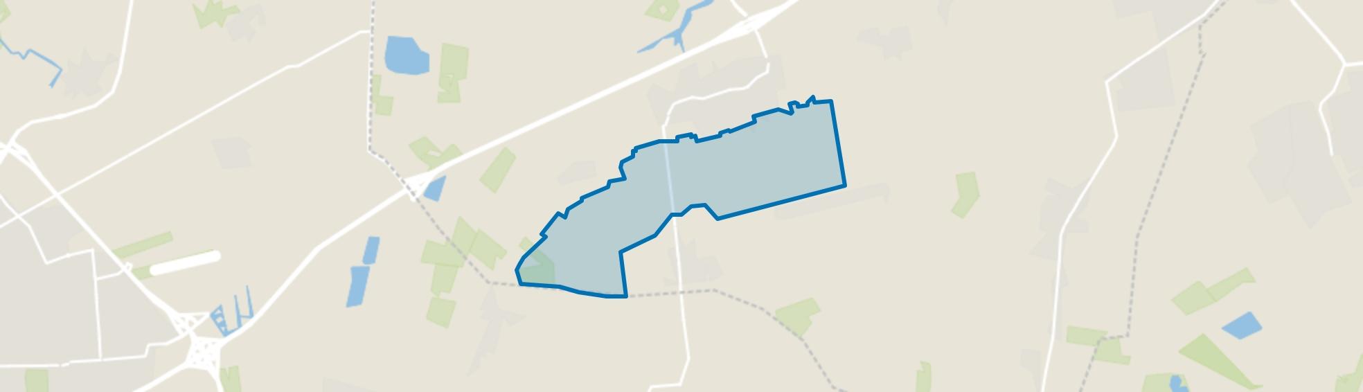 Verspreide huizen ten noorden van de Wilp, Marum map