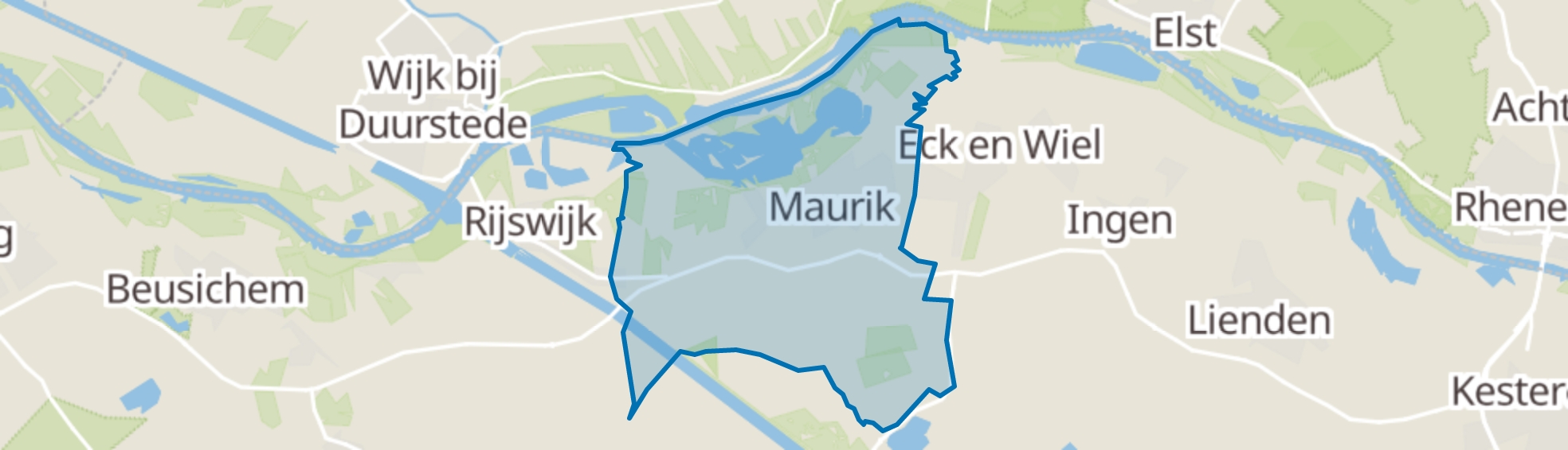 Maurik map