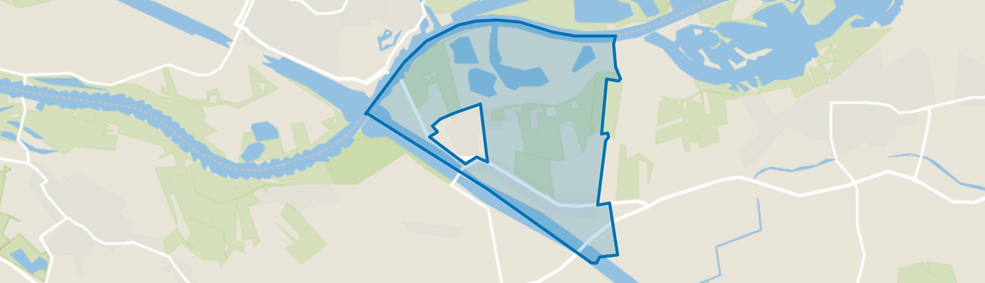 Verspreide huizen Rijswijk, Maurik map