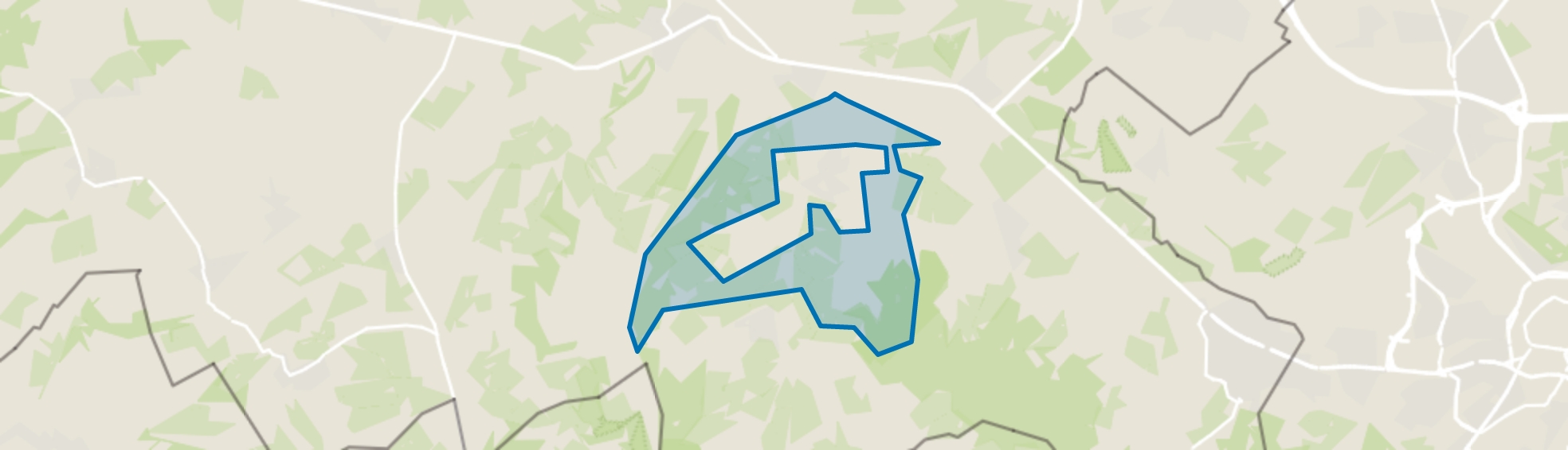 Verspreide huizen, Mechelen map