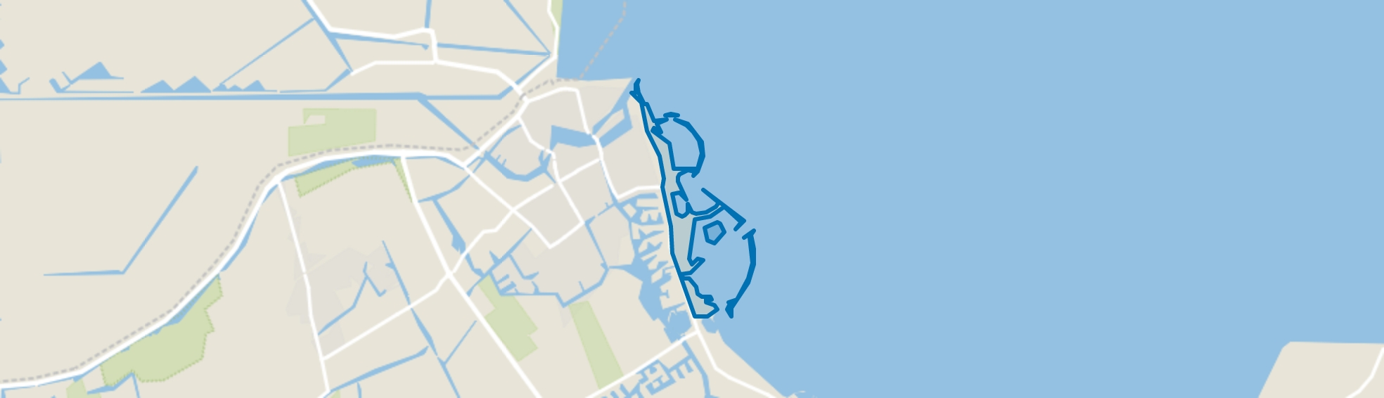 Medemblik Vooroever, Medemblik map