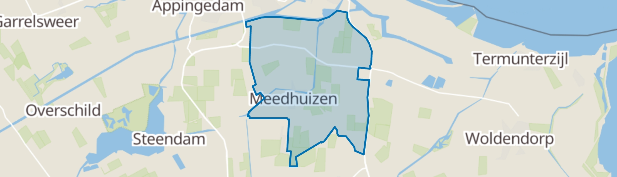 Meedhuizen map