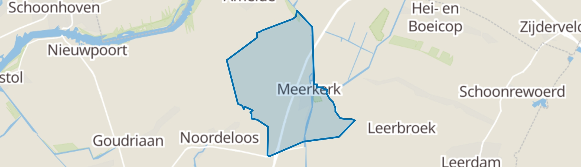 Meerkerk map