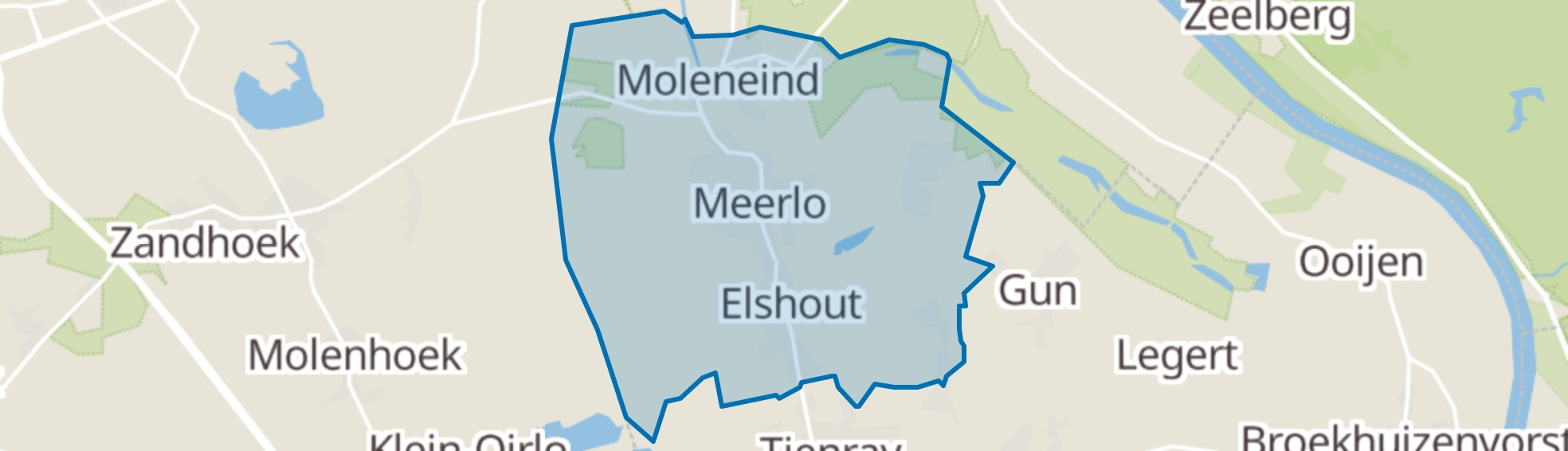Meerlo map