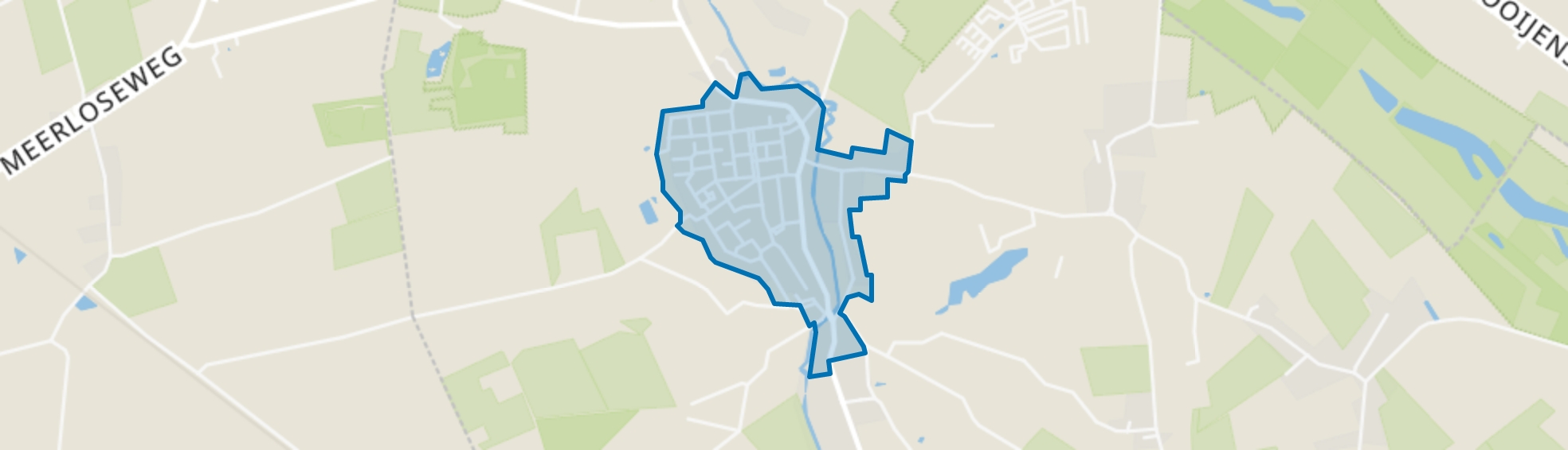 Meerlo, Meerlo map