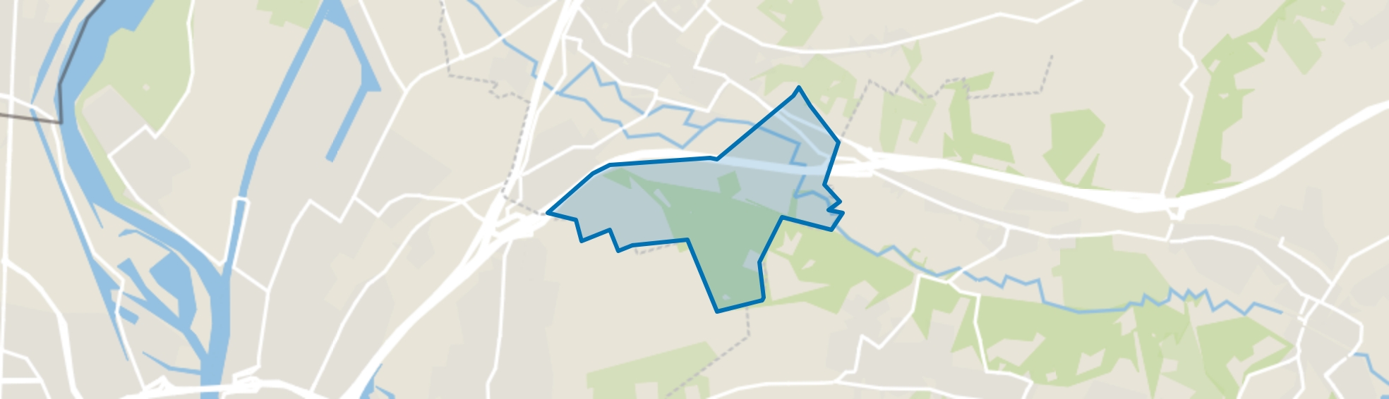 Verspreide huizen, Meerssen map