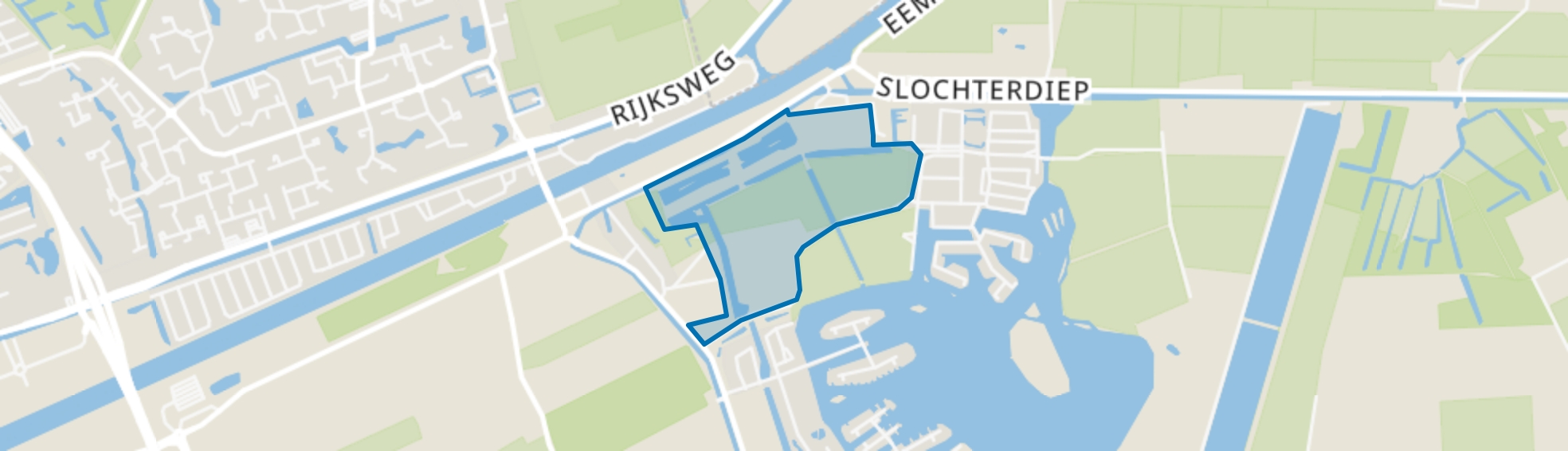 Groenewei, Meerstad map