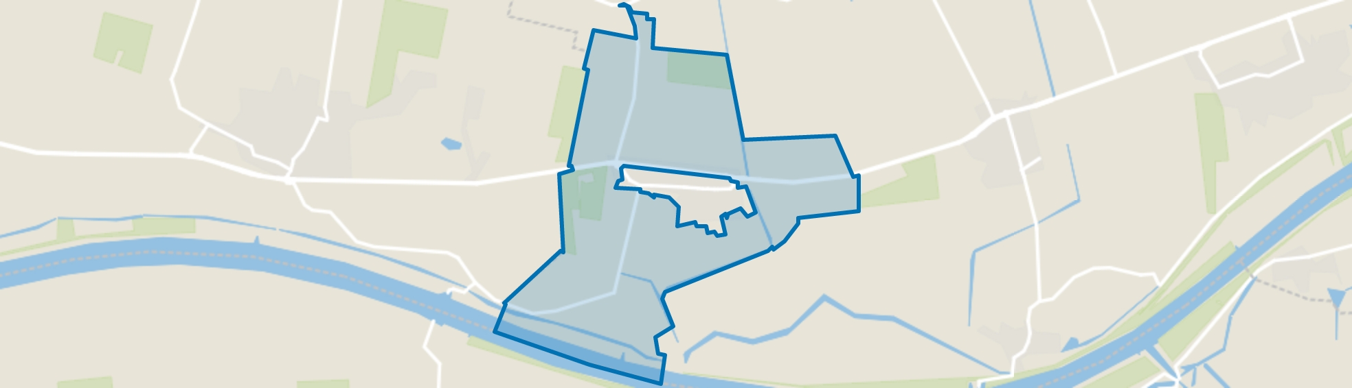 Buitengebied Meeuwen, Meeuwen map