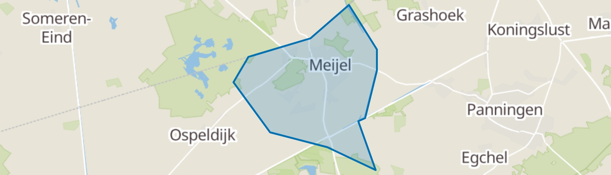 Meijel map