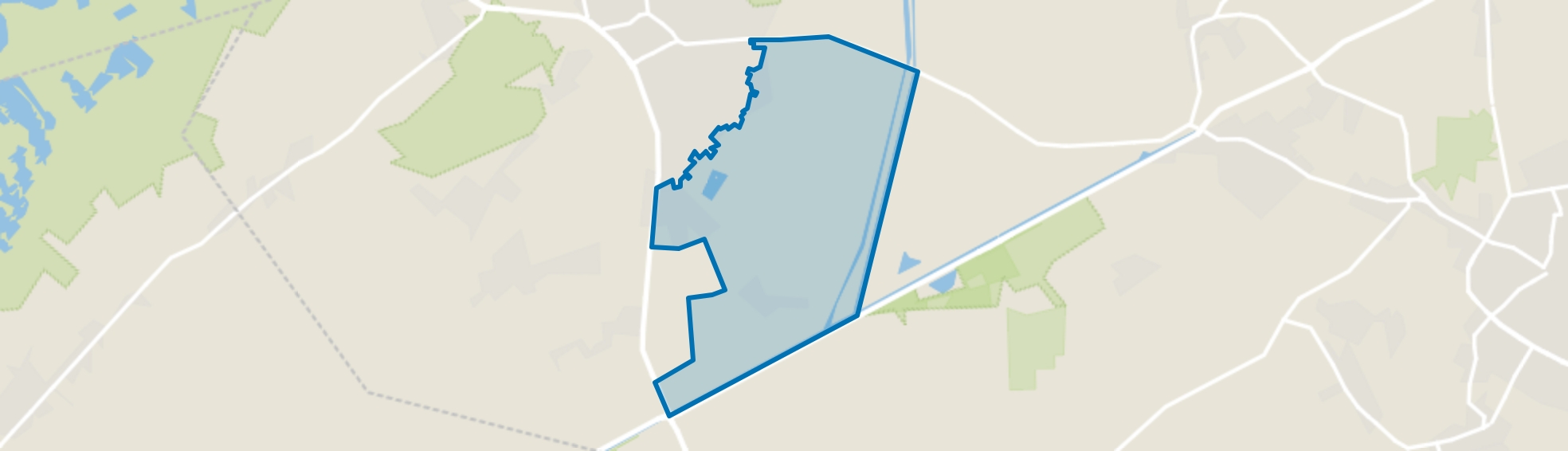 Buitengebied Katsberg-Polder, Meijel map