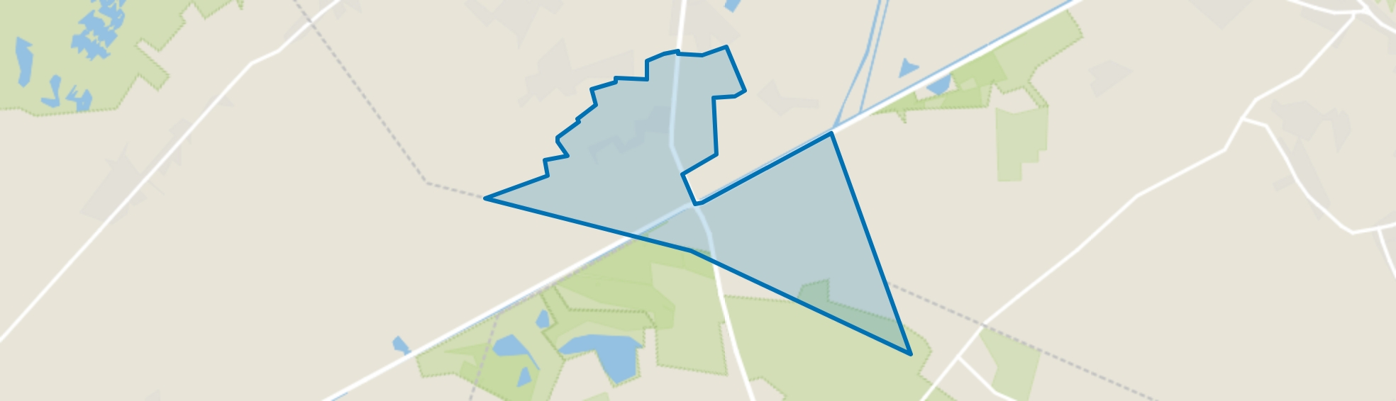 Buitengebied Platveld-Krum-Witdonk, Meijel map