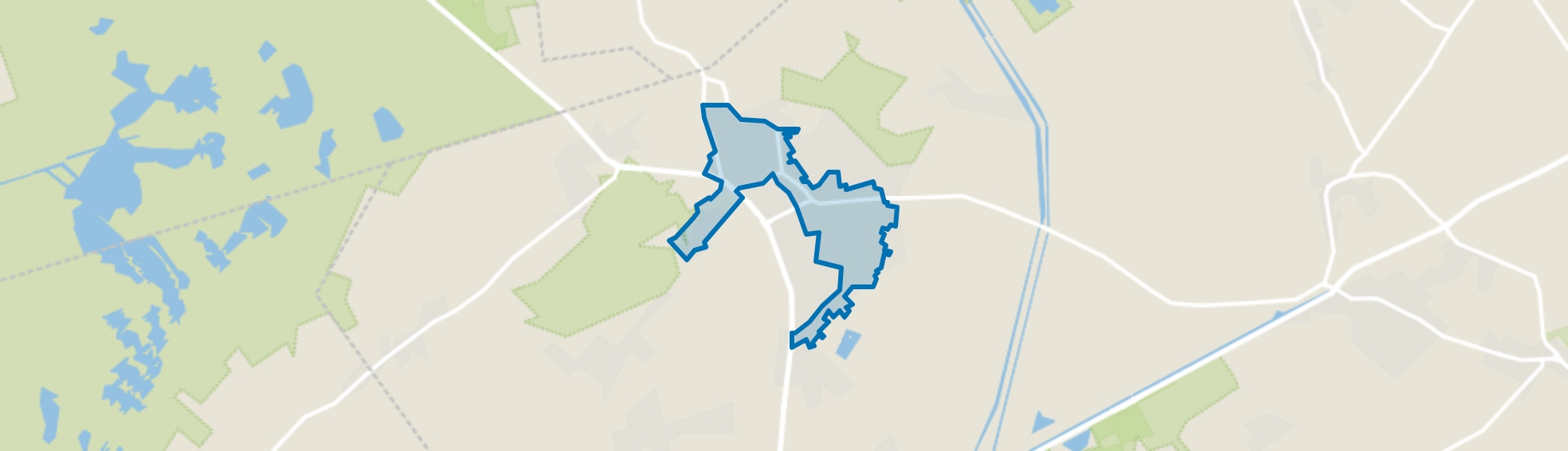 Meijel-centrum, Meijel map