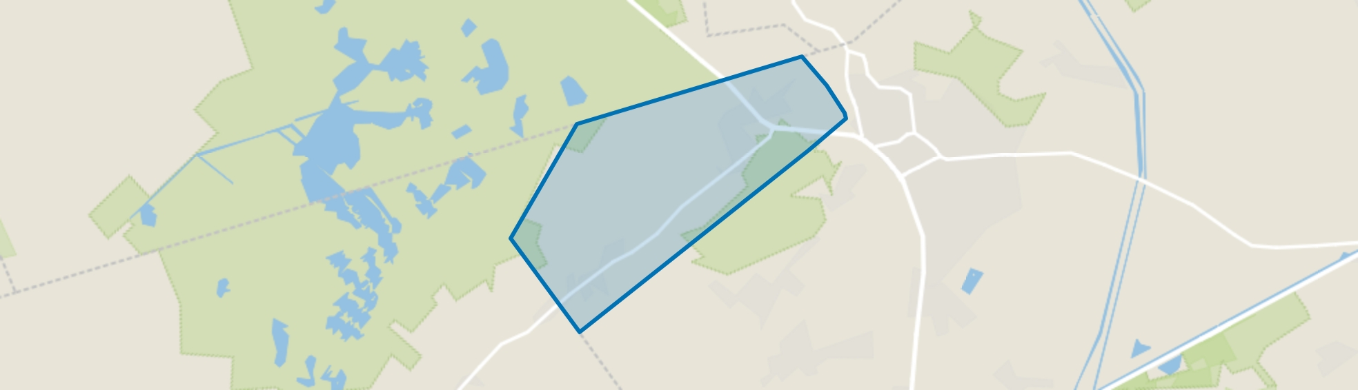 Verspreide huizen Berg en Nederweerterdijk, Meijel map