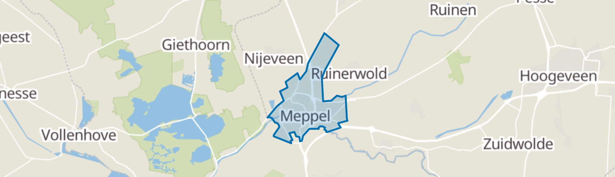 Meppel map